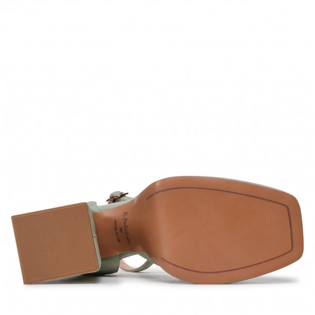 R.Polański Mules Et Sandales Chaussures Basses R.POLAŃSKI - 1454 Mięta Zamsz Vert 4 R.Polański Mules Et Sandales Chaussures Basses R.POLAŃSKI - 1454 Mięta Zamsz Vert – Image 4