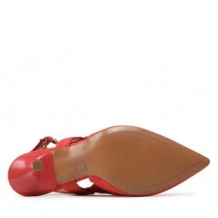 R.Polański Mules Et Sandales Sandales R.POLAŃSKI - 1442 Koralowy Zamsz Rose -R.Polański Soldes Magasin 04 0000300718254 rz