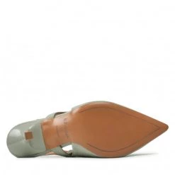 R.Polański Mules Et Sandales Sandales R.POLAŃSKI - 1442 Miętowy Zamsz Vert -R.Polański Soldes Magasin 04 0000300718339 rz