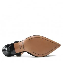 R.Polański Mules Et Sandales Sandales R.POLAŃSKI - 1419 Czarny Zamsz Noir -R.Polański Soldes Magasin 04 0000300722022 rz