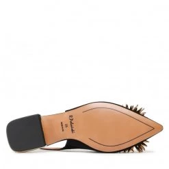 R.Polański Mules Et Sandales Sandales R.POLAŃSKI - 1488/L Czarny Zamsz Noir -R.Polański Soldes Magasin 04 0000300722503 rz