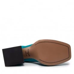 R.Polański Mules Et Sandales Sandales R.POLAŃSKI - 1491 Turkusowy Zamsz Bleu -R.Polański Soldes Magasin 04 0000300725962 sw