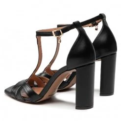 R.Polański Mules Et Sandales Sandales R.POLAŃSKI - 1489 Czarny Polina 550 Lico Noir -R.Polański Soldes Magasin 04 0000300728147 st 1