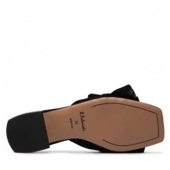 R.Polański Mules Et Sandales Mules / Sandales De Bain R.POLAŃSKI - 1282 Czarny Zamsz Noir -R.Polański Soldes Magasin 04 0000300731598 st