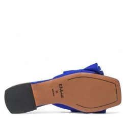 R.Polański Mules Et Sandales Mules / Sandales De Bain R.POLAŃSKI - 1282 Chaber Zamsz Bleu Marine -R.Polański Soldes Magasin 04 0000300731673 rz