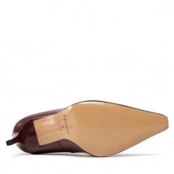 Chaussures Basses Talons Aiguilles R.Polański - 1572 Bordowy Lico Bordeaux -R.Polański Soldes Magasin 04 0000301600923 ph