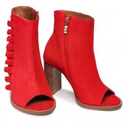 R.Polański Bottes Et Autres Bottines R.POLAŃSKI - 1413 Czerwony Zamsz Rouge 10 R.Polański Bottes Et Autres Bottines R.POLAŃSKI - 1413 Czerwony Zamsz Rouge -R.Polański Soldes Magasin 05 0000300016336 rz