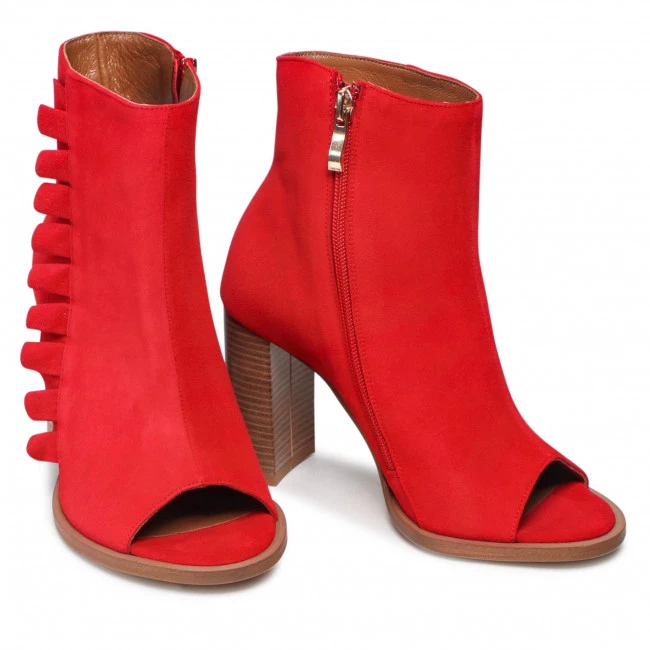 R.Polański Bottes Et Autres Bottines R.POLAŃSKI - 1413 Czerwony Zamsz Rouge 5 R.Polański Bottes Et Autres Bottines R.POLAŃSKI - 1413 Czerwony Zamsz Rouge – Image 5