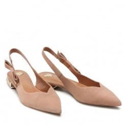 R.Polański Mules Et Sandales Sandales R.POLAŃSKI - 1017/L Beż Zamsz Marron -R.Polański Soldes Magasin 05 0000300597132 rz