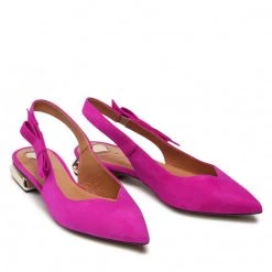 R.Polański Mules Et Sandales Sandales R.POLAŃSKI - 1017/L Fuksja Zamsz Rose -R.Polański Soldes Magasin 05 0000300597408 rz