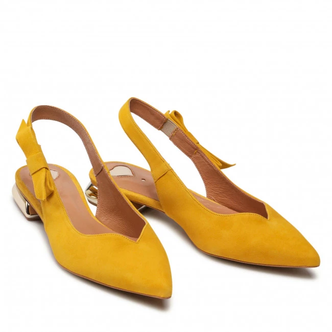 R.Polański Mules Et Sandales Sandales R.POLAŃSKI - 1017/L Żółty Zamsz Jaune 5 R.Polański Mules Et Sandales Sandales R.POLAŃSKI - 1017/L Żółty Zamsz Jaune – Image 5