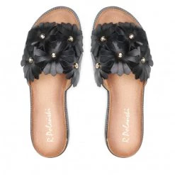 R.Polański Mules Et Sandales Mules / Sandales De Bain R.POLAŃSKI - 1465 Czarny Lico Noir -R.Polański Soldes Magasin 05 0000300698969 rz