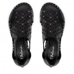 R.Polański Mules Et Sandales Sandales R.POLAŃSKI - 1468 Czarny Lico Noir -R.Polański Soldes Magasin 05 0000300704004 ki