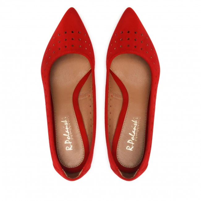 R.Polański Chaussures Basses R.POLAŃSKI - 1473 Czerwony Zamsz Rouge 5 R.Polański Chaussures Basses R.POLAŃSKI - 1473 Czerwony Zamsz Rouge – Image 5
