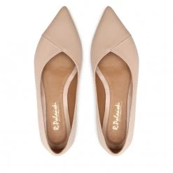 R.Polański Chaussures Basses Ballerines R.POLAŃSKI - 1474 Beżowy Lico Beige -R.Polański Soldes Magasin 05 0000300706060 rz