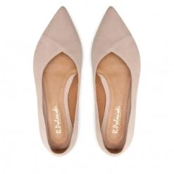 R.Polański Chaussures Basses Ballerines R.POLAŃSKI - 1474 Beżowy Zmasz Beige -R.Polański Soldes Magasin 05 0000300706695 rz