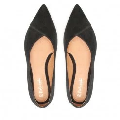 R.Polański Chaussures Basses Ballerines R.POLAŃSKI - 1474 Czarny Zamsz Noir -R.Polański Soldes Magasin 05 0000300706787 rz