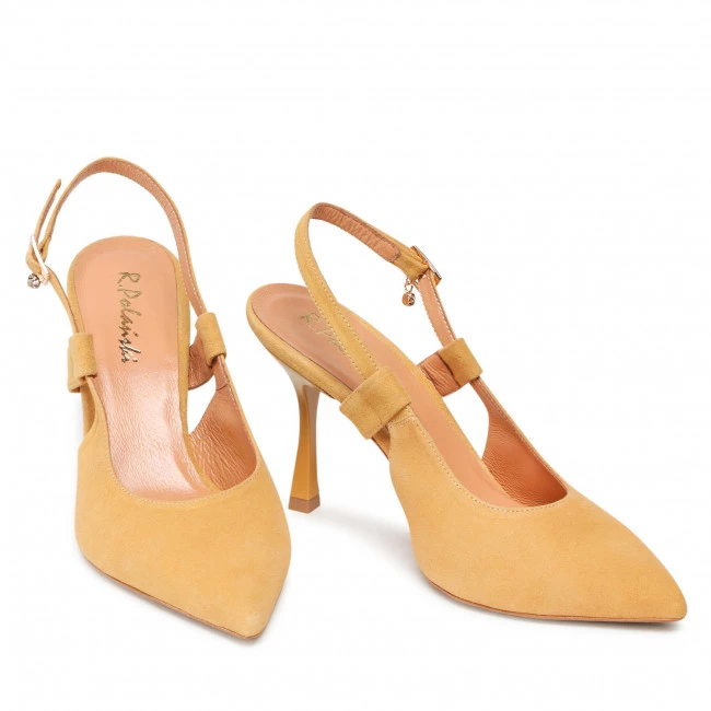 R.Polański Mules Et Sandales Sandales R.POLAŃSKI - 1442 Yellow Zamsz Jaune 5 R.Polański Mules Et Sandales Sandales R.POLAŃSKI - 1442 Yellow Zamsz Jaune – Image 5