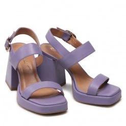 R.Polański Mules Et Sandales Sandales R.POLAŃSKI - 1451 Fioletowy Polina 288 Lico Violet -R.Polański Soldes Magasin 05 0000300718971 rz