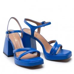 R.Polański Mules Et Sandales Sandales R.POLAŃSKI - 1458 Chaber Polina 561 Lico Bleu -R.Polański Soldes Magasin 05 0000300719480 mg