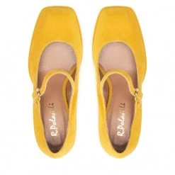 R.Polański Chaussures Basses R.POLAŃSKI - 1453 Żółty Zamsz Jaune -R.Polański Soldes Magasin 05 0000300720219 ph