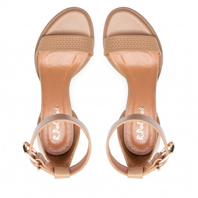 R.Polański Mules Et Sandales Sandales R.POLAŃSKI - 1450 Camel Lico Marron 5 R.Polański Mules Et Sandales Sandales R.POLAŃSKI - 1450 Camel Lico Marron – Image 5