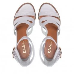 R.Polański Mules Et Sandales Sandales R.POLAŃSKI - 1452 Biały Polina Lico Blanc -R.Polański Soldes Magasin 05 0000300724972 is