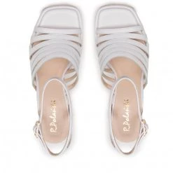 R.Polański Mules Et Sandales Sandales R.POLAŃSKI - 1457 Biały Polina Lico Blanc -R.Polański Soldes Magasin 05 0000300725382 sw