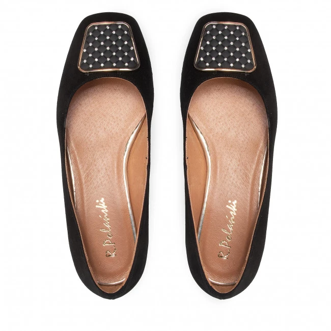 R.Polański Chaussures Basses Ballerines R.POLAŃSKI - 1400 Czarny Zamsz Noir 5 R.Polański Chaussures Basses Ballerines R.POLAŃSKI - 1400 Czarny Zamsz Noir – Image 5