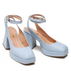 R.Polański Mules Et Sandales Sandales R.POLAŃSKI - 1491 Błekit Polana Lico 584 Bleu -R.Polański Soldes Magasin 05 0000300725719 rz