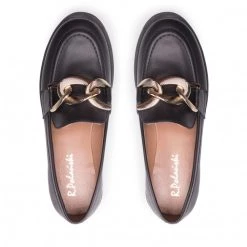 R.Polański Chaussures Basses R.POLAŃSKI - 1459 Czarny Polina 550 Lico Noir -R.Polański Soldes Magasin 05 0000300730607 mg