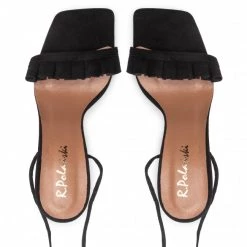 R.Polański Bottes Et Autres Sandales R.POLAŃSKI - 1324 Czarny Zamsz Noir -R.Polański Soldes Magasin 05 0000300731277 mk