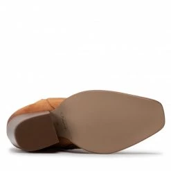 R.Polański Bottes Et Autres Bottines R.POLAŃSKI - 1424 Rudy Zamsz Marron -R.Polański Soldes Magasin 05 0000301595465 plj