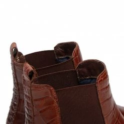 R.Polański Bottes Et Autres Bottines Chelsea R.POLAŃSKI - 1567 Brązowy Snake Marron -R.Polański Soldes Magasin 05 0000301597186 mg 1