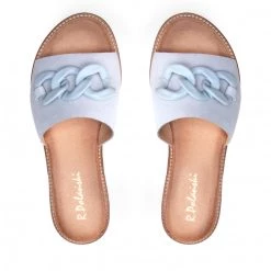 R.Polański Mules Et Sandales Mules / Sandales De Bain R.POLAŃSKI - 1463 Błekitny Lico Bleu -R.Polański Soldes Magasin 05 0000300698303 swa