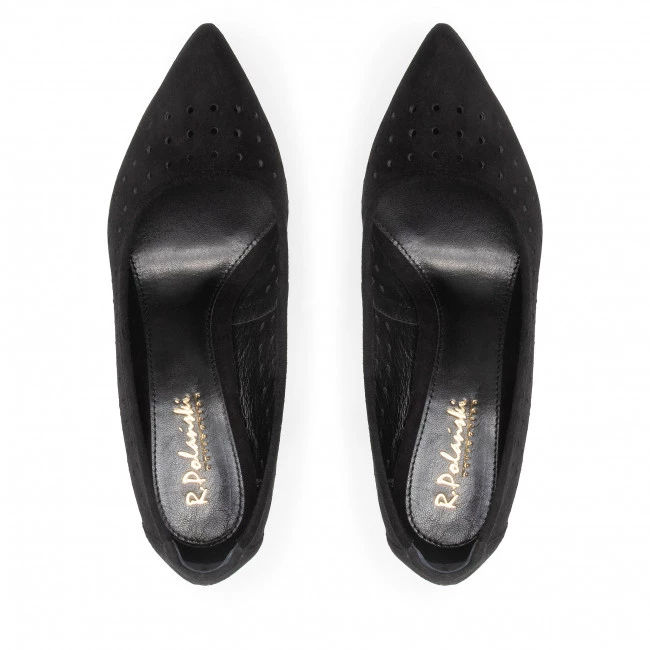 R.Polański Chaussures Basses R.POLAŃSKI - 1473 Czarny Zamsz Noir 5 R.Polański Chaussures Basses R.POLAŃSKI - 1473 Czarny Zamsz Noir – Image 5