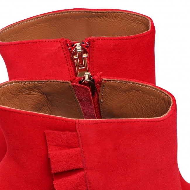 R.Polański Bottes Et Autres Bottines R.POLAŃSKI - 1413 Czerwony Zamsz Rouge 6 R.Polański Bottes Et Autres Bottines R.POLAŃSKI - 1413 Czerwony Zamsz Rouge – Image 6
