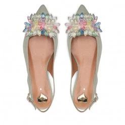 R.Polański Mules Et Sandales Sandales R.POLAŃSKI - 1015/L Mięta Zamsz Vert -R.Polański Soldes Magasin 06 0000300596524 rz