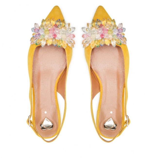 R.Polański Mules Et Sandales Sandales R.POLAŃSKI - 1015/L Żółty Zamsz Jaune 6 R.Polański Mules Et Sandales Sandales R.POLAŃSKI - 1015/L Żółty Zamsz Jaune – Image 6