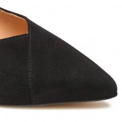 R.Polański Chaussures Basses Ballerines R.POLAŃSKI - 1474 Czarny Zamsz Noir -R.Polański Soldes Magasin 06 0000300706787 rz