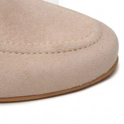 R.Polański Chaussures Basses R.POLAŃSKI - 1482 Beżowy Zamsz Beige -R.Polański Soldes Magasin 06 0000300712399 mf