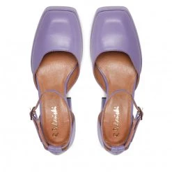 R.Polański Chaussures Basses R.POLAŃSKI - 1454 Fioletowy Polina 288 Lico Violet -R.Polański Soldes Magasin 06 0000300715390 rz