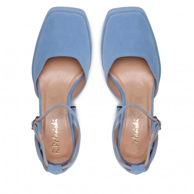 R.Polański Chaussures Basses R.POLAŃSKI - 1454 Błękitny Zamsz Bleu 6 R.Polański Chaussures Basses R.POLAŃSKI - 1454 Błękitny Zamsz Bleu – Image 6