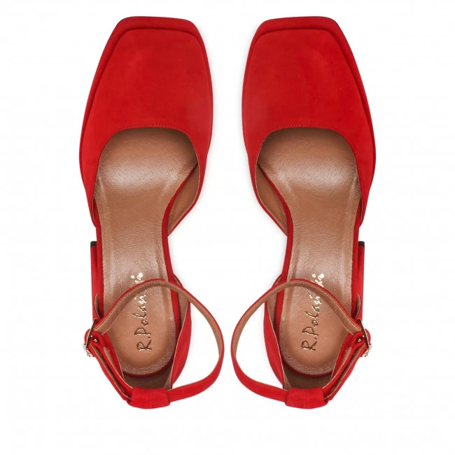 R.Polański Chaussures Basses R.POLAŃSKI - 1454 Czerwony Zamsz Rouge 6 R.Polański Chaussures Basses R.POLAŃSKI - 1454 Czerwony Zamsz Rouge – Image 6