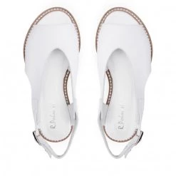 R.Polański Mules Et Sandales Sandales R.POLAŃSKI - 1440 Biały Icar Lico Blanc -R.Polański Soldes Magasin 06 0000300716656 swa