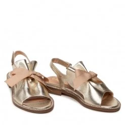 R.Polański Mules Et Sandales Sandales R.POLAŃSKI - 1435 Złoty Lico Or -R.Polański Soldes Magasin 06 0000300716731 ts