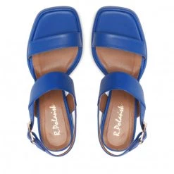 R.Polański Mules Et Sandales Sandales R.POLAŃSKI - 1451 Chaber Polina 561 Lico Bleu -R.Polański Soldes Magasin 06 0000300718810 rz