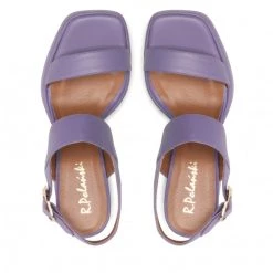 R.Polański Mules Et Sandales Sandales R.POLAŃSKI - 1451 Fioletowy Polina 288 Lico Violet -R.Polański Soldes Magasin 06 0000300718971 rz