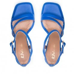 R.Polański Mules Et Sandales Sandales R.POLAŃSKI - 1458 Chaber Polina 561 Lico Bleu -R.Polański Soldes Magasin 06 0000300719480 mg