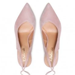 R.Polański Mules Et Sandales Sandales R.POLAŃSKI - 1421 Różowy Zamsz Rose -R.Polański Soldes Magasin 06 0000300723227 rz